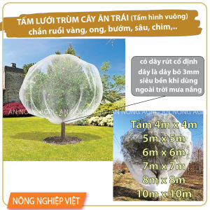 Tấm lưới trùm cây táo lưới trùm cây mận lưới trùm cây cam chắn ruồi vàng - Lưới chắn côn trùng 25 mesh loại xịn