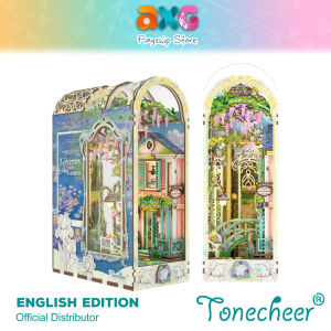 Tonecheer DIY Book Nook Giverny Garden Puzzles (TQ138) DIY Miniature Dollhouse