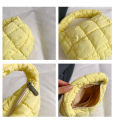 Korean Fashion Micro Cloud Bag Handbag Cotton-Padded Handbag Rhombus Embroidery Beg Tangan Gelembung Wanita Gift Bag云朵包. 