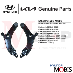 [ORIGINAL] Front Suspension Lower Arm Set Fits Kia Carnival / Sedona (54500-A9200 / 54501-A9200)