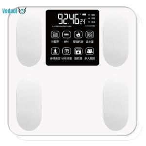 Portable Digital Bathroom Scale with BMI Measurement and LED Display for Accurate Weighing at Home