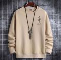 DEEPCLOTH- Sweater Sweatshirt Pria / Crewneck / Sweater Cowok Keren / Jaket Pria Terbaru Keren Gaya / Jaket Hoodie Pria / Hoodie Pria Tebal / Sweter Pria / Warna Hitam / Putih / Abu / COD Bayar Di tempat. 