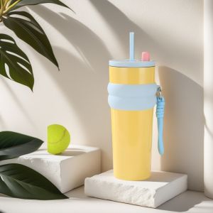 ฟางถ้วยเก็บความร้อน จุขนาดใหญ่ 316 สแตนเลส การ์ตูนน่ารัก พร้อมหลอด Americano Cup แก้วกาแฟ แบบพกพา ถ้วยน้ำความ