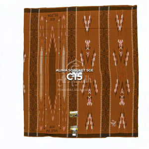 Sarung Alima 400 Mercerized Motif SGE Songket Gunung Exclusive