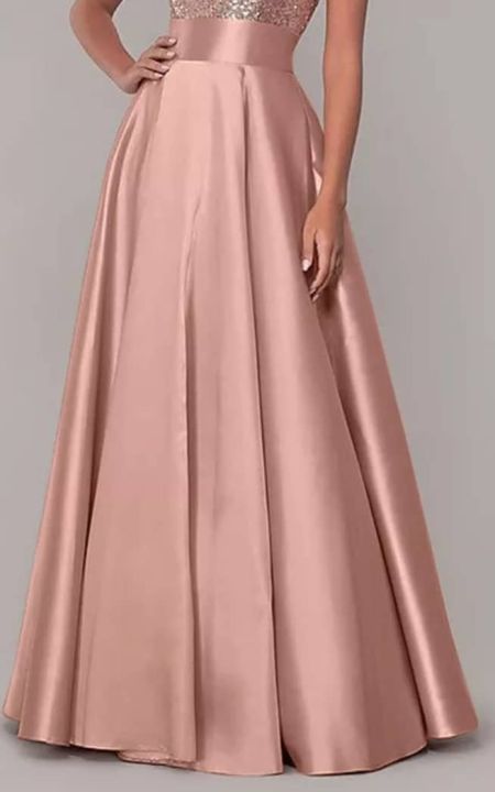 Long evening skirts plus on sale size