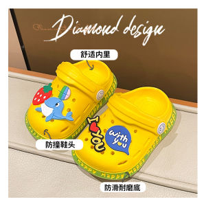 ZEEMIN Childrens summer hole shoes home use non-slip deodorant cute cool slippers beach soft sole eva mens and childrens sandals