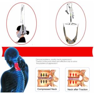 COD   Neck Spine Massager Cervical Traction Device Kit Neck Back Stretcher Adjustment Back Head Massager Relaxation Chiropractic