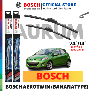 Bosch Aerotwin Wiper blade set for Mazda 2  2007-2014 (24/14) 2pcs