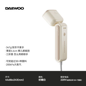 Portable Handheld Garment Steamer Mini Steam Iron for Home Travel Compact Flat Ironing Clothes Wrinkle Remover