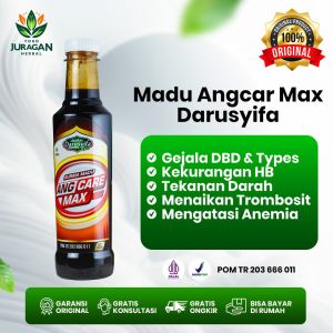 MADU ANGCARE MAX Sari Kurma Madu Angcare Max Darusyifa isi 470 gr obat demam berdarah DBD tipes Typus