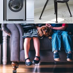 ขารองกันกระแทกเครื่องซักผ้า 4 ชิ้น ขารองเครื่องซักผ้า ขารองเฟอร์นิเจอร์ กันลื่น