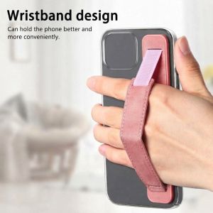 ESH63 Adhesive Mobile Phone Holder Anti Drop Anti Slip Wrist Strap Phone Holder Lazy Holder Multifunctional Phone Finger Ring Grip