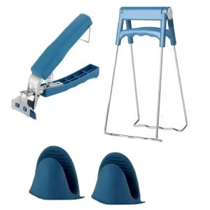Anti-scalding Clip Disc Lifter Steamer Clamp Silicone Gloves Microwave Oven Tray Non-Slip PanGripper