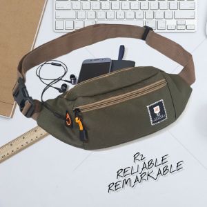 Tas Pinggang Pria Unisex - Waistbag Pria Cross Body R2 New