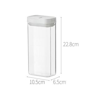 Airtight Container | Food Storage Box Organizer Food Container | Balang makanan kering berpenutup | Bekas rempah dapur | 密封罐