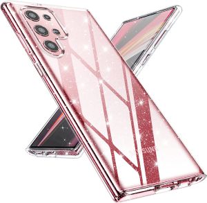 Cho Samsung Galaxy S23 siêu trường hợp Galaxy S24 siêu trường hợp long lanh rõ ràng [vỏ cứng PC ốp bảo vệ chống sốc cho S24 Plus/S23 Plus/S22 Ultra/S22 Plus/S21 Ultra/S21 Plus/S21 Plus/S20 Ultra/S20 Plus/Note 20 Ultra