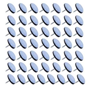 50Pieces Multipurpose Table Chair Foot Sliders Sturdy ABS Furniture Leg Pad Floor Protectors With Screws Designs