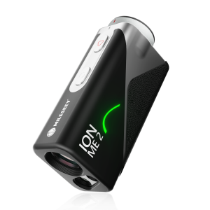 MILESEEY IONME2 Golf Rangefinder with Slope -1100 Yards Laser Range Finder Golf with Red & Green Display 0.1s Flag Pole Locking Vibration with Ball to Pin Mode 6X Magnification