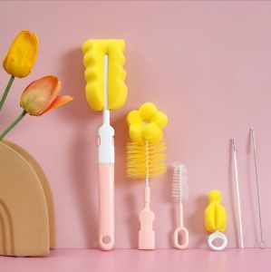 BỘ 6 MÓN DỤNG CỤ VỆ SINH BÌNH SỮA MINKBABY