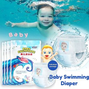 Bundle 5pcs Disposable Baby Swim Pants Diapers kids Waterproof leak Disposable Diapers