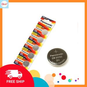 Vỉ 5 viên Pin Cr2032 pin cúc áo pin Cmos Pannasonice 3V dùng cho điều khiển remote đồng hồ main smartkey (Linh kiện máy tính siêu rẻ)