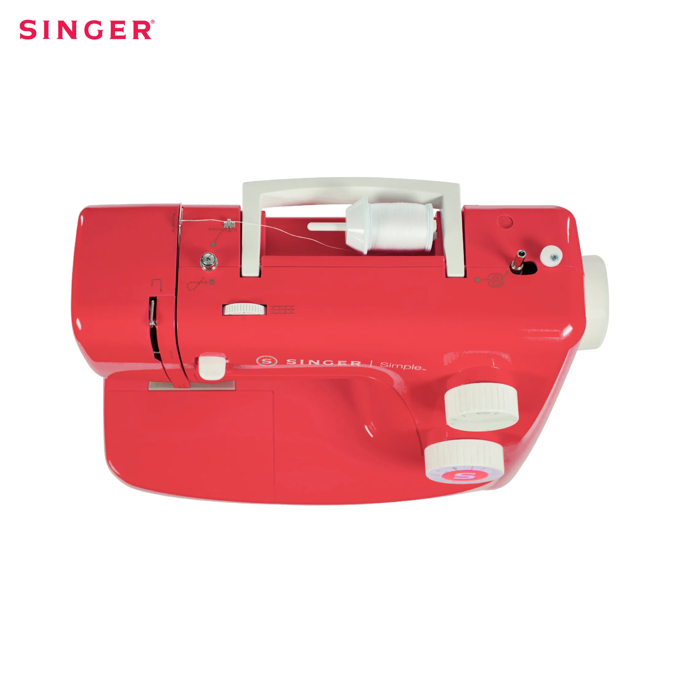SINGER 3223R จักรกระเป๋าหิ้ว สีแดง จักรเย็บผ้าไฟฟ้า (ซิงเกอร์)