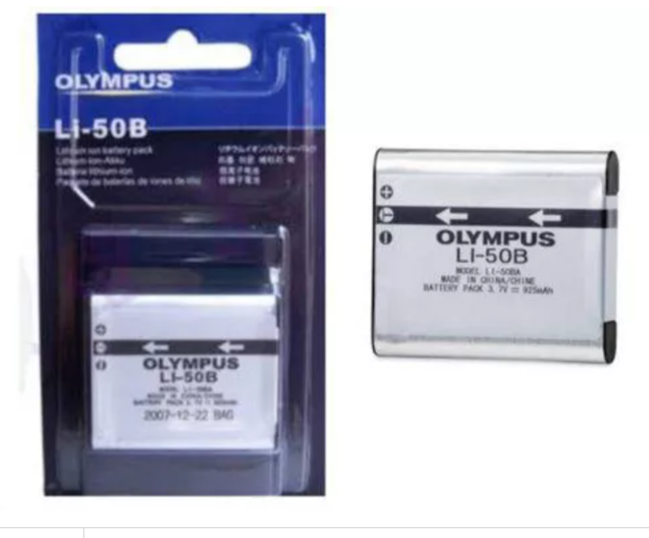 Dot.Foto – Batteria Ricaricabile Al Litio 3.7V 925mAh Sostitutiva Per Olympus LI-50B / LI-50BA / LI-50BB - 6
