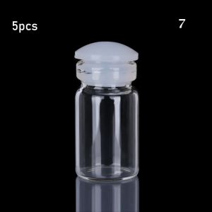 PICKIT 5/10pcs จุกไม้ก๊อก ขวดอวยพรสายรุ้ง การตกแต่งบ้าน ภาชนะทำเอง ขวดดริฟท์ขนาดเล็ก ตกแต่งโหลแก้ว เครื่องประดับขวดข้อความ