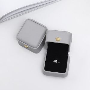 Kotak Cincin Pernikahan Box Cincin Seserahan Jewelry Box ​Ring Dengan Crown