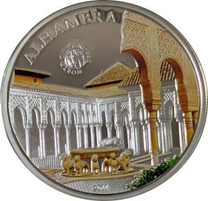 2011 World Of Wonders ALHAMBRA silver proof coin