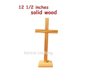 Made of Wood Cross Catholic Cross 12.5 inches Table Cross Ceremony high Quality