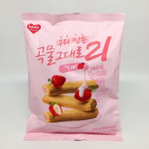 ขนมเกาหลี Grain Crispy Roll Cream Cheese คริสปี้โรลเกาหลี 곡물 그대로 ทำจากธัญพืช 21ชนิด อาหารเกาหลี เกรนคริสปี้โรล