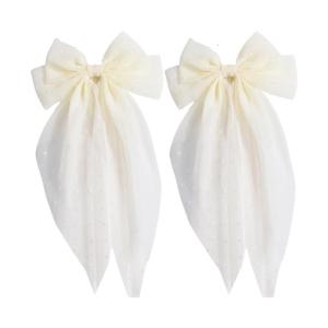 2Pieces Decorative Bowknot Curtain Clip Decorative Curtain Holdbacks For Enhancing Home Ambiances Curtain Accessories