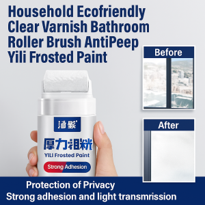 Longlasting abrasion Small Roller Brush Frosted Paint Frosted paint Glass Latex Paint Brushable  resistance Clear Glass