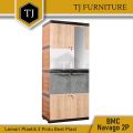 Bestplast Lemari Pakaian Plastik Lemari Baju Minimalis 2 Pintu Best Plast BMC Navago 2P. 