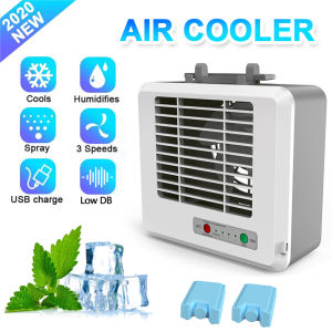 Ac Portabel Super Dingin Kipas Ac Pendingin Kamar Ac Portable Untuk Kamar 1/2 Air Cooler Penyejuk Ruangan Ac Mini Super Dingin Untuk Kamar Kipas Angin Ac Air Cooler Kipas AC Portable USB Air Cooler