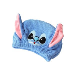 DFGFIN Cartoon Kuromi Melody Stitch Sanrio Hair Drying Cap Thick Strong Absorbing Drying Quick Dry Bath Hat Head Towels Coral Fleece Turban