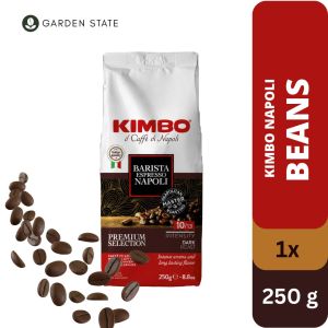 (250 g) Kimbo Barista Espresso Napoli Whole Coffee Beans. Dark Roast 10/13 Intensity
