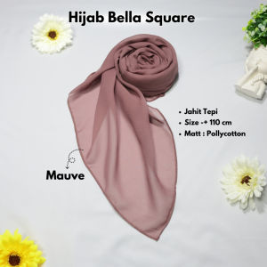 Bella Square Hijab Termurah Kerudung Terbaru Jilbab Segiempat Polos Krudung