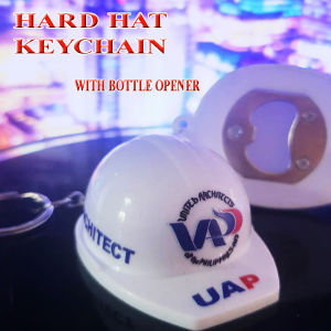 UAP Architect Bottle Opener Hard Hat Keychain /UAP Souvenirs