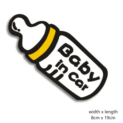Pelekat Cermin Kereta Bayi Baby Car Sticker Baby on Board Princess Twins on Board Waterproof Reflective Pregnant Mummy Safety Window Warning 汽车贴纸宝宝车贴 Pelekat Cermin Kereta Bayi