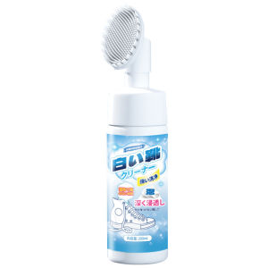 Shoe Cleaner With Brush White Shoes Cleaner Foam Cleaning Dry Cleaning Agent White Sneaker Cleaning Whitening Agent