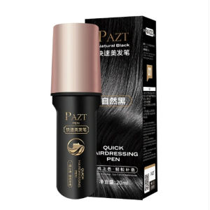 Stik Pewarna Rambut Portabel  Penghilang Uban Cepat Beraksi (dengan Sisir) - Pewarna Rambut Sementara 20ml - Penghilang Uban Sekali Pakai - Pewarna Rambut Tahan Lama dan Tidak Luntur