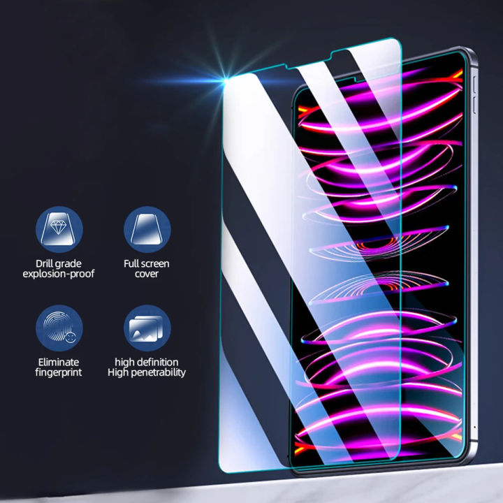 Pieces) Anti Blue Light Tempered Glass Screen Protector for iPad