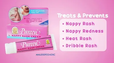 [PMG PHARMACY] Pureen Nappy Rash Cream 50g
