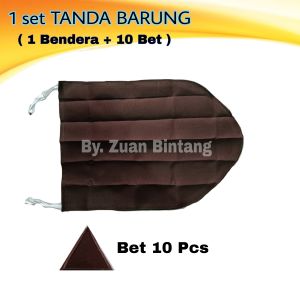 TANDA BARUNG PRAMUKA 1 SET/ BENDERA BARUNG + BET BARUNG BORDIR