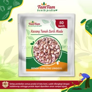 BENIH KACANG TANAH SUPER LURIK MADU (isi 50 Benih)