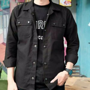 KEMEJA PARKA || TRUCKER JAKET PARKA || SEMI PARKA CANVAS || Size M to XL