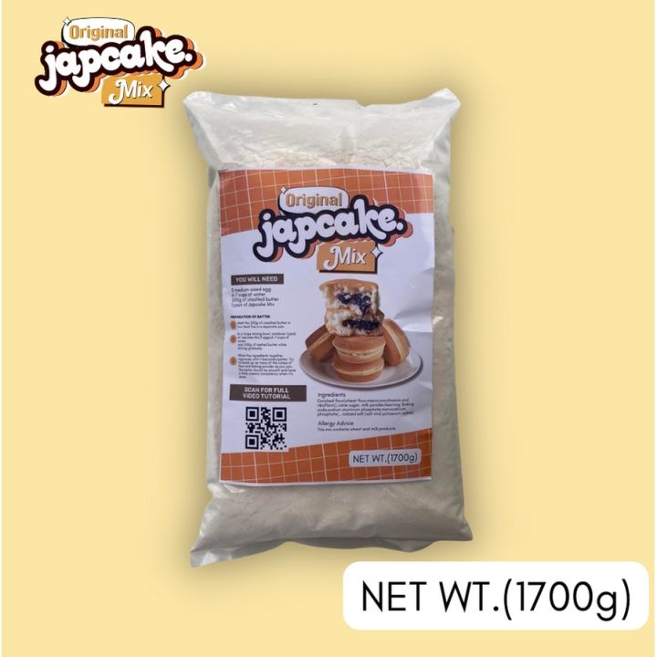 Original JAPCAKE Mix Japanese Cake Premix Flour (850grams or 1700grams ...