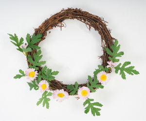 Tanaman Hias Artificial Bunga Aster Daisy Plastik Gantung Kayu Dekorasi Dinding Ornamen COD PBP125